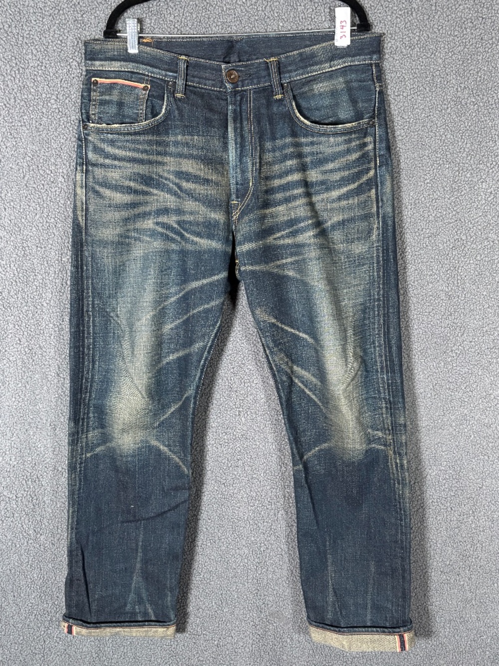 Edwin Japan 505Z Selvedge Denim Straight Jeans - Men's Size 33*31 - Blue